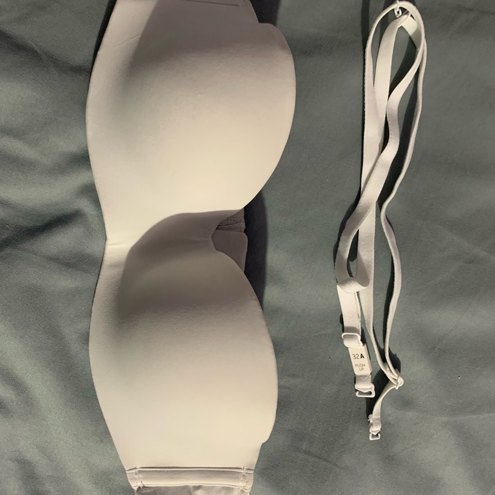 Victoria's Secret White Strapless Bra